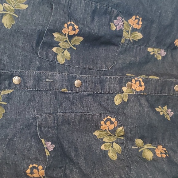 Floral denim long sleeves - Picture 5 of 9
